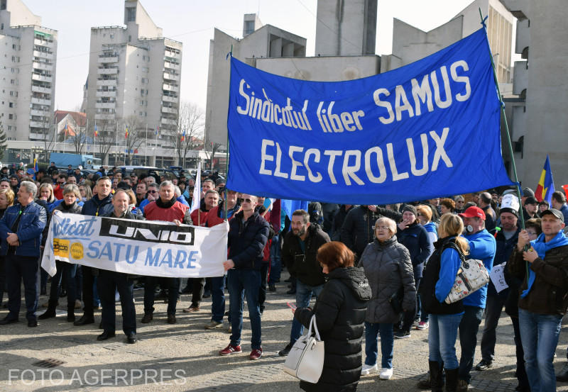 Greva la Electrolux, Foto: AGERPRES