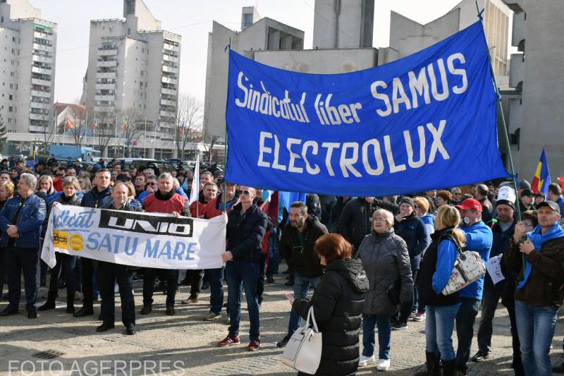 Greva la Electrolux, Foto: AGERPRES