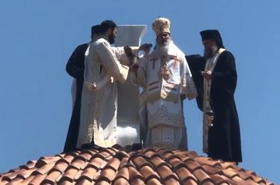 IPS Teodosie pe turla, Foto: Captura video