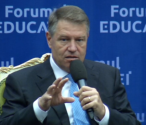 Iohannis, Foto: Captura Privesc.eu