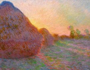 Tablou din seria Meules - Capite de fan - Monet, Foto: Sotheby's
