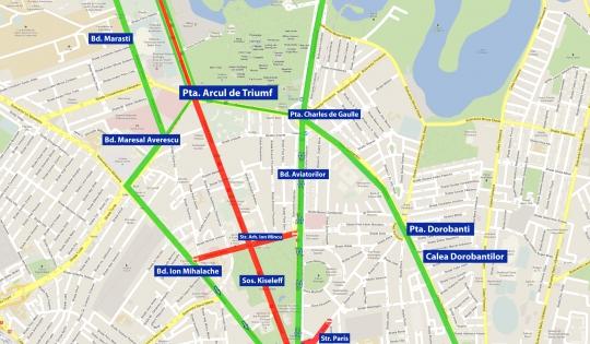 Restrictii de circulatie, Foto: Brigada Rutiera Bucuresti