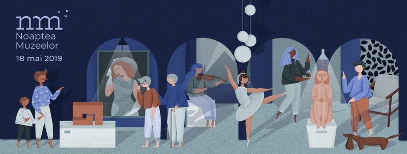 Afis ​​Noaptea Muzeelor 2019, Foto: Facebook/ Noaptea muzeelor