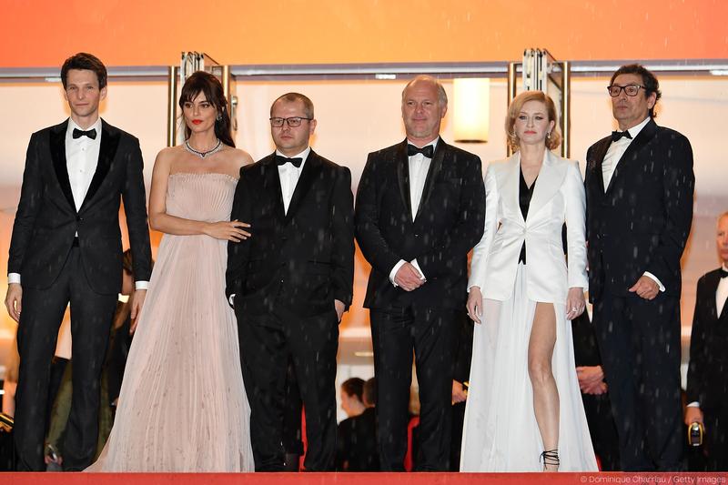 Sabin Tambrea, Catrinel Marlon, Corneliu Porumboiu, Vlad Ivanov Rodica Lazar, si Agusti Villaronga, Foto: Festival de Cannes