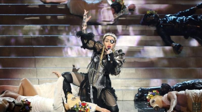 Madonna, recital la Eurovision, Foto: Captura YouTube