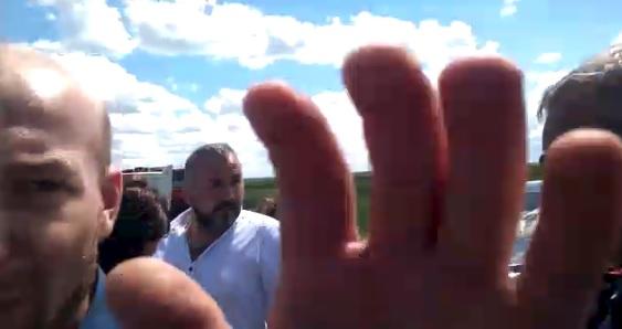 Ziarist bruscat, Foto: Captura Gds.ro