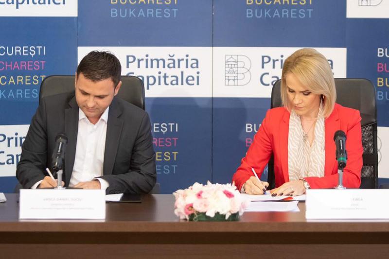 Gabriela Firea si Vasile-Daniel Suciu, Foto: PMB