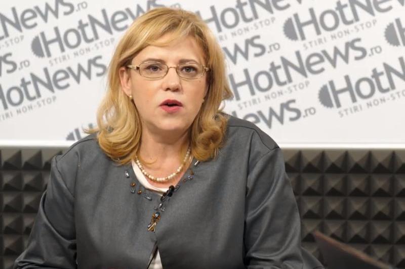 Corina Cretu in studioul HotNews.ro, Foto: Hotnews