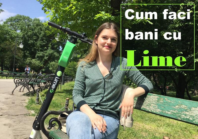 Cum faci bani cu trotinetele electrice Lime în București, Foto: StartupCafe.ro