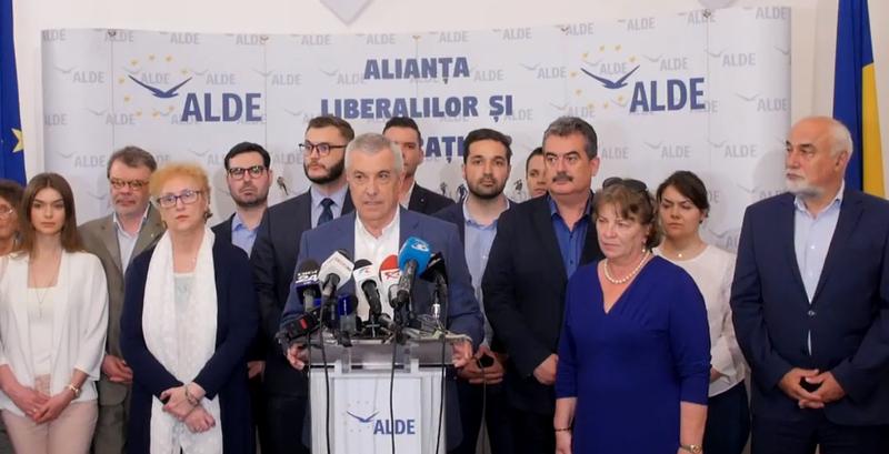 Tariceanu dupa vot, Foto: Captura video Facebook