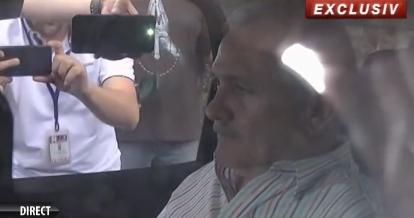 Dragnea in drum spre inchisoare, Foto: Captura Romaniatv.net