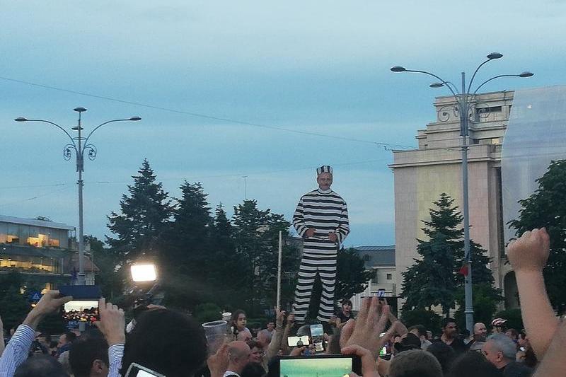 Manifestatie in Piata Victoriei, Foto: Hotnews