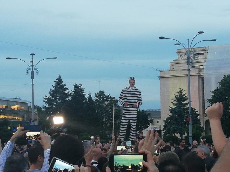 Manifestatie in Piata Victoriei, Foto: Hotnews