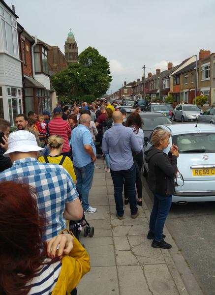 Coada la vot in Portsmouth, Foto: Diana Voica