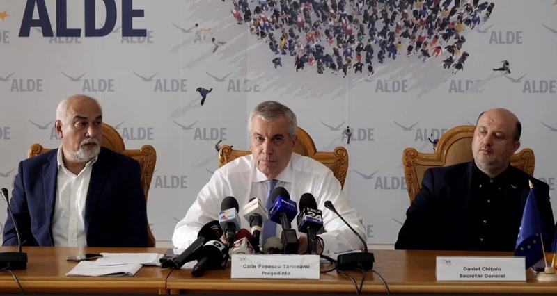 Tariceanu, Vosganian, Chitoiu, Foto: Captura video