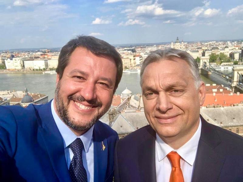 Salvini si Orban, Foto: Facebook-Salvini