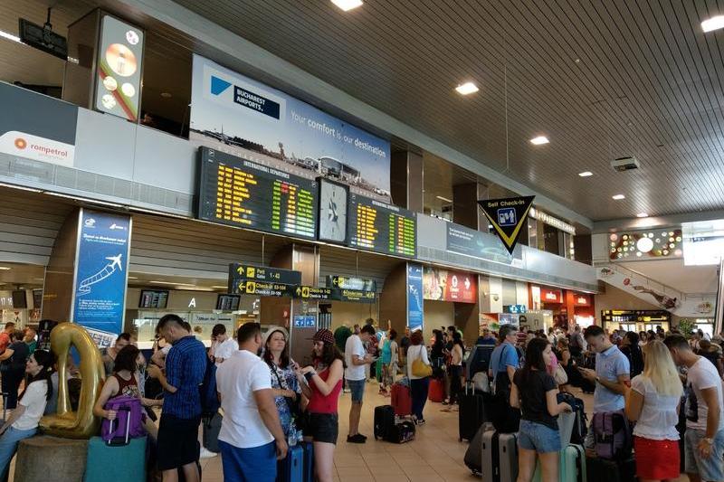 La aeroportul Otopeni, Foto: Hotnews