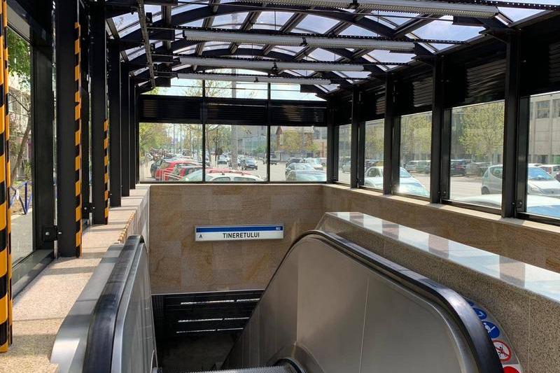 Acces nou la statia Tineretului, Foto: Metrorex