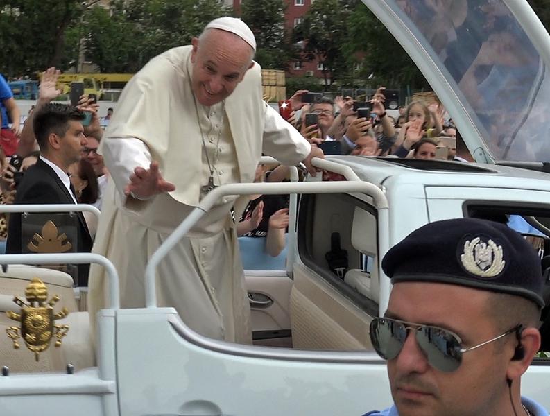 Papa Francisc, la Bucuresti, Foto: Hotnews