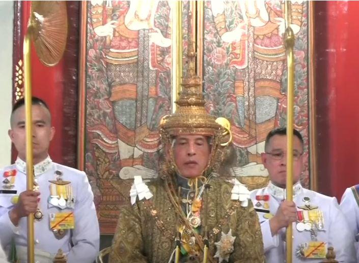 Regele Thailandei la incoronare, Foto: Captura YouTube
