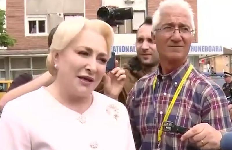 Dancila la Hunedoara, Foto: Captura Digi 24