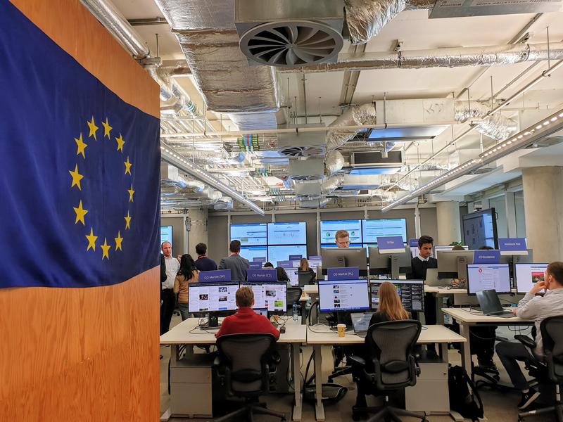 In centrul de operatiuni Facebook din Dublin, Foto: Vlad Barza / HotNews.ro