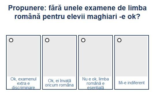 Sondaje examene elevi maghiari, Foto: Hotnews