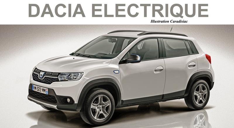 Dacia electrique in viziunea Caradisiac, Foto: Caradisiac