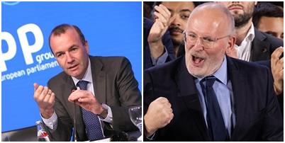 Weber vs Timmermans, Foto: Colaj foto