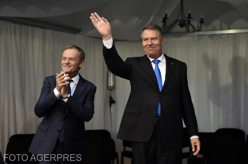 Donald Tusk si Klaus Iohannis, Foto: Agerpres