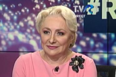 Dancila la TVR, Foto: Captura TVR1