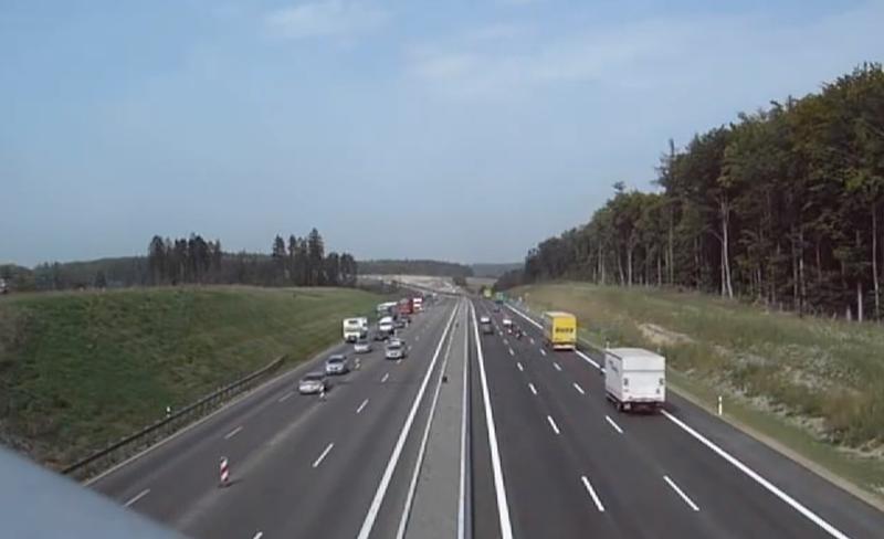 Autostrada A8 din Germania, Foto: Captura YouTube