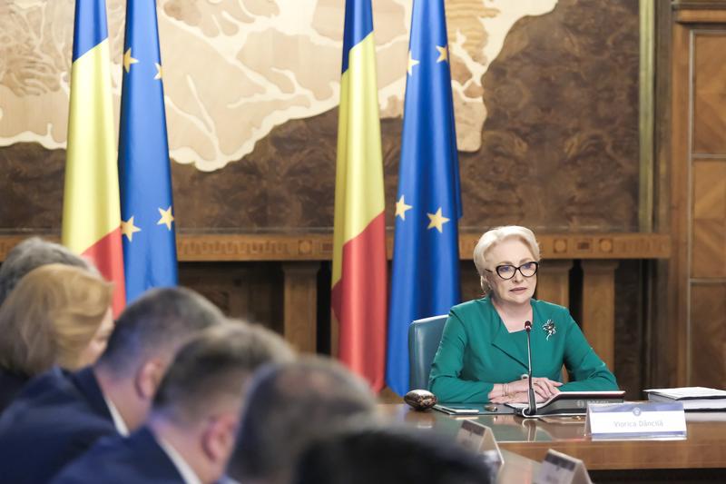 Dancila, la sedinta de Guvern, Foto: Guvernul Romaniei