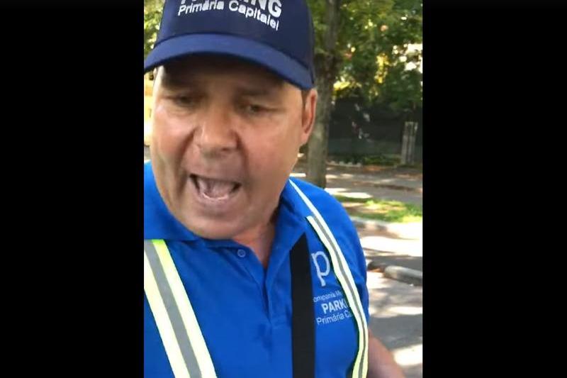 Angajat al PMB il injura pe Chirila, Foto: captura facebook