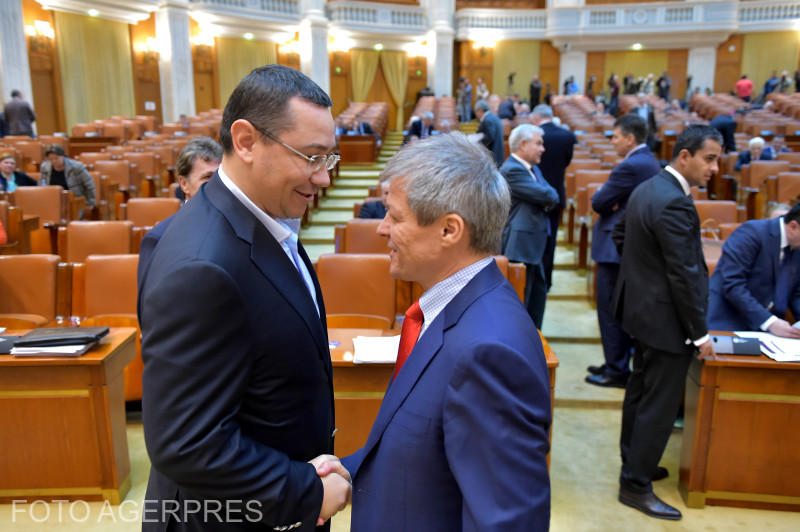 Ponta si Ciolos (foto arhiva), Foto: Agerpres