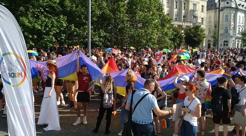 Marsul Cluj Pride, Foto: Captura video Facebook