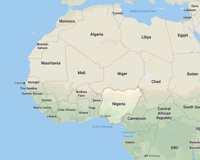 Nigeria, Foto: Google Maps