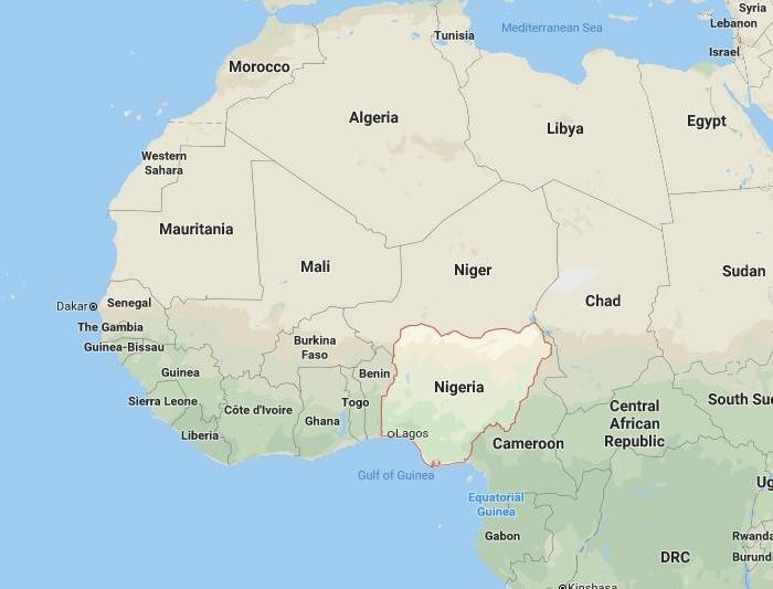 Nigeria, Foto: Google Maps