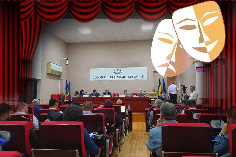 Ședința CES, ca o piesă de teatru, Foto: Hotnews