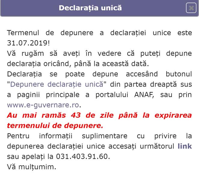 Declaratia unica, Foto: ANAF