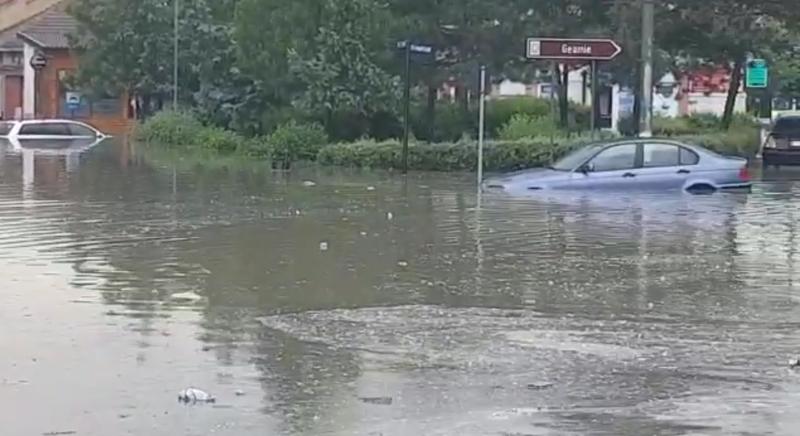 Inundatii la Cernavoda, Foto: Captura YouTube