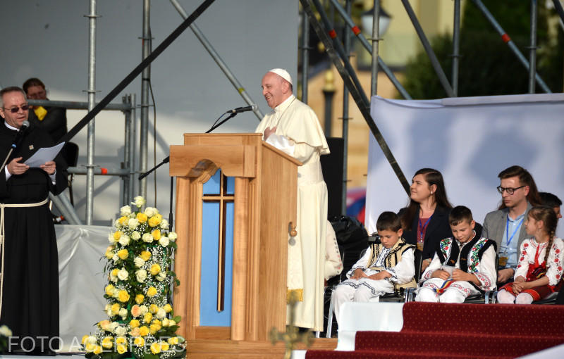 Papa Francisc, discurs la Iasi, Foto: Agerpres