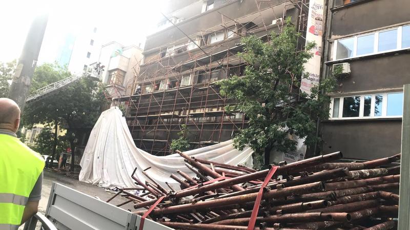 schela cazuta pe Stirbei Voda, Foto: Cristina Filip