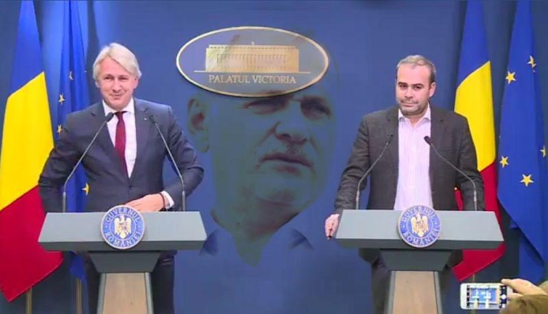 Eugen Teodorovici si Darius Valcov, Foto: Guvern, Facebook