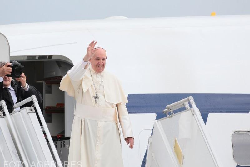 Papa Francisc la plecare, Foto: Agerpres
