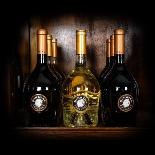 Lot de 9 vinuri Perrin Miraval Provence Blanc, 2013-2015, Foto: Artmark