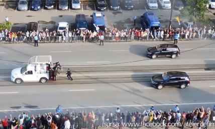 Agent de securitate, Foto: Captura video