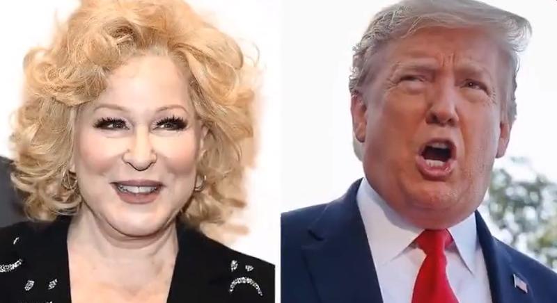Bette Midler si ​Donald Trump, Foto: Captura YouTube