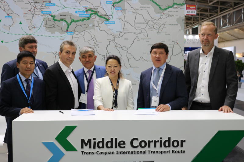 Grupul Feroviar Român și NMSC Kazmortransflot LLP semnează un Memorandum de Colaborare, Foto: Grupul GRAMPET