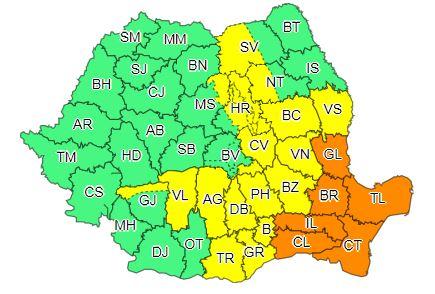 Avertizări meteo, Foto: ANM